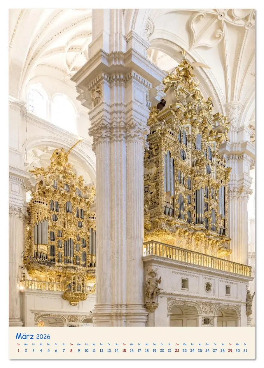 Bild: 9783516637618 | Orgel Giganten (Tischkalender 2026 DIN A5 hoch), CALVENDO...