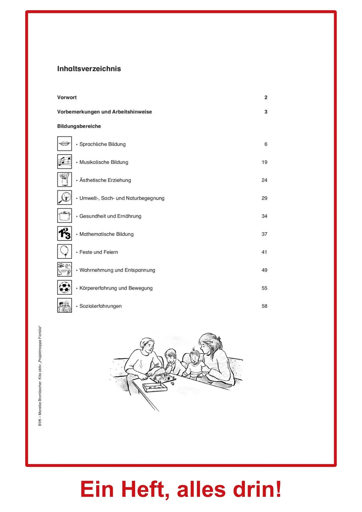 Bild: 9783867407618 | Kita aktiv Projektmappe Familie | Mareike Brombacher | Broschüre