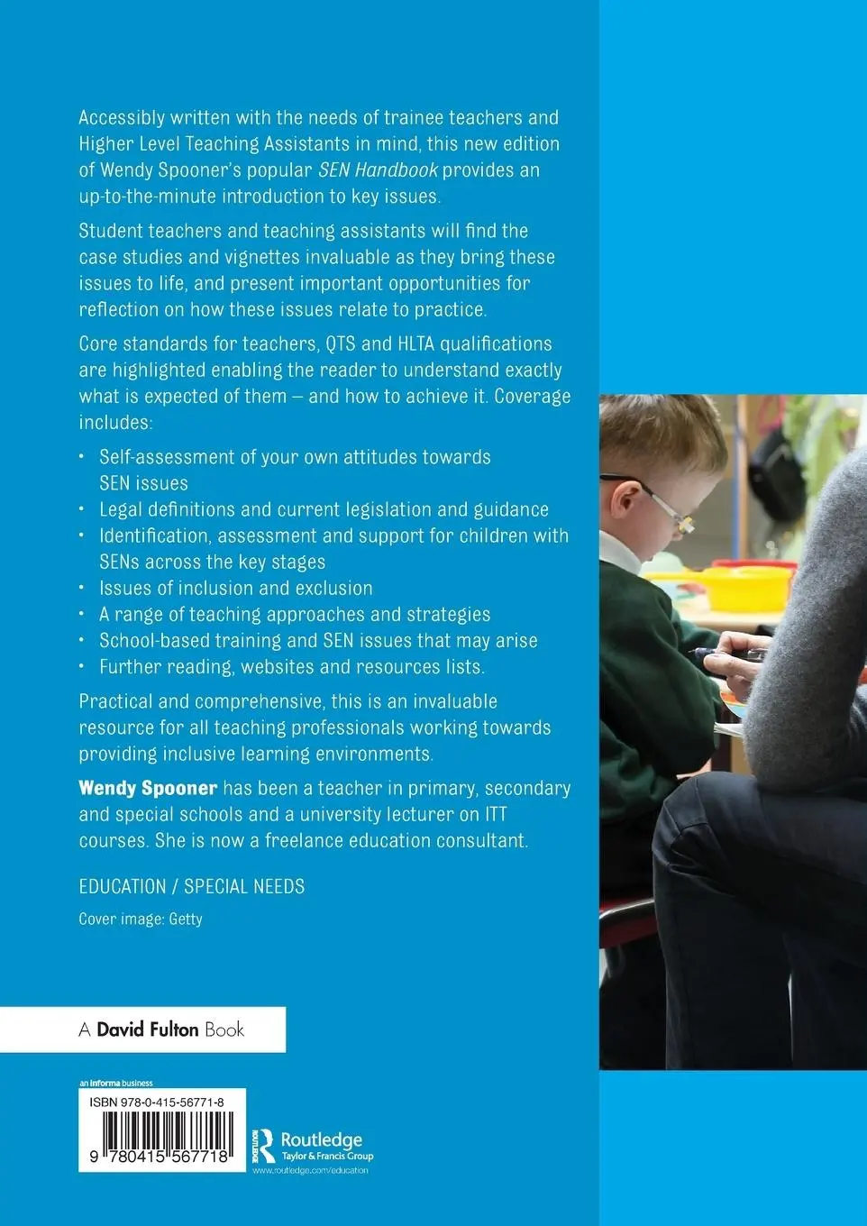 Rückseite: 9780415567718 | The SEN Handbook for Trainee Teachers, NQTs and Teaching Assistants