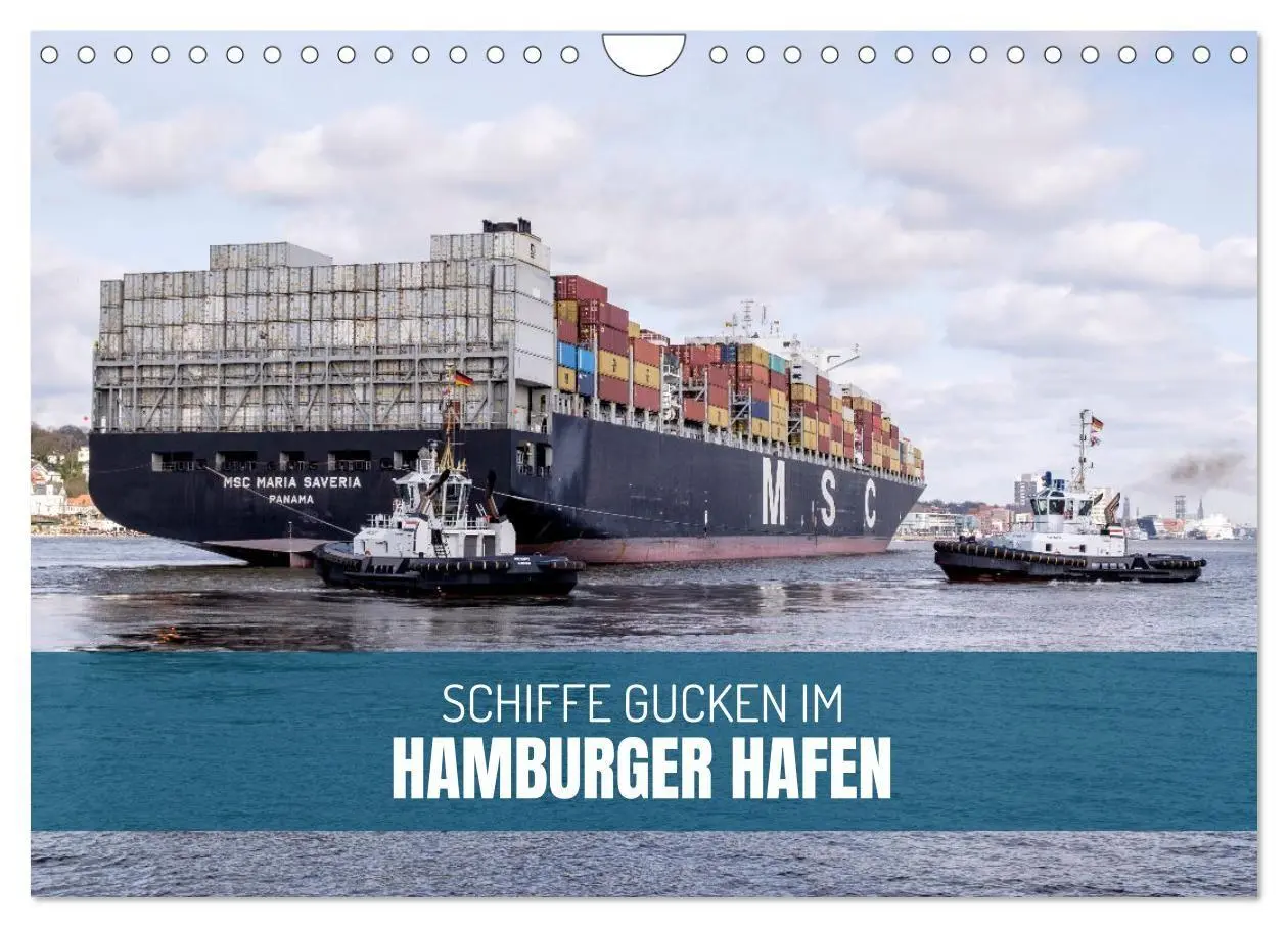 Cover: 9783569197718 | Schiffe gucken im Hamburger Hafen (Wandkalender 2027 DIN A4 quer),...