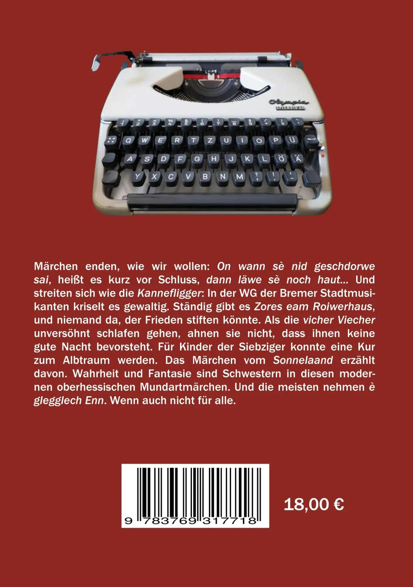 Rückseite: 9783769317718 | Es woar nommo | Monika Felsing | Taschenbuch | Paperback | 252 S.