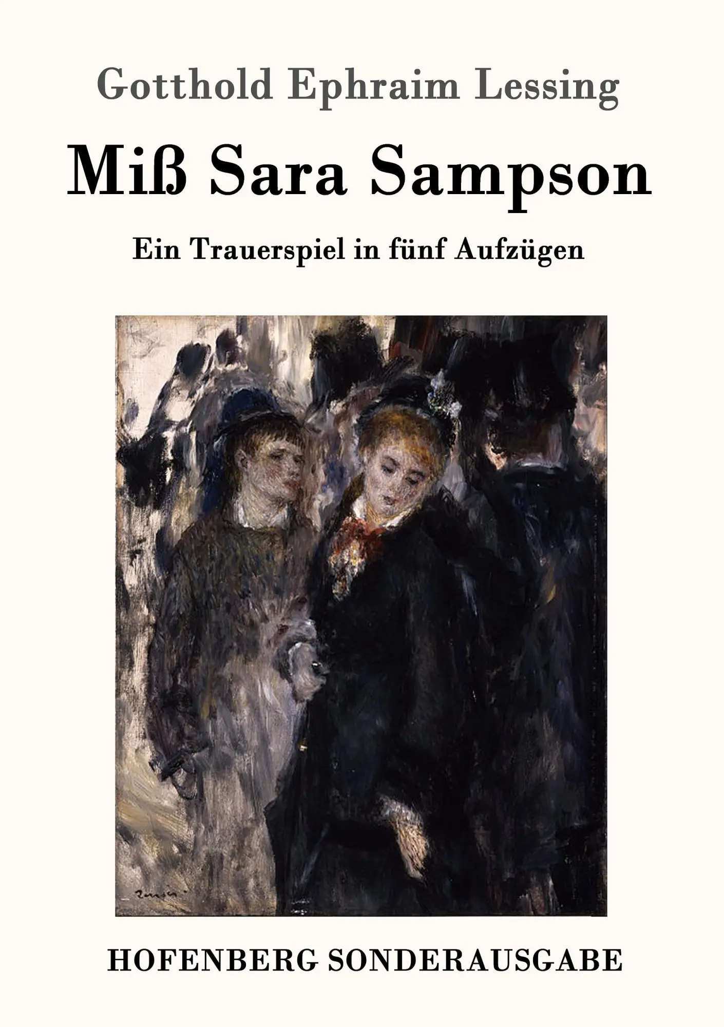 Cover: 9783843017718 | Miß Sara Sampson | Ein Trauerspiel in fünf Aufzügen | Lessing | Buch