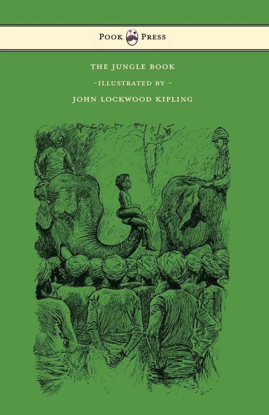 Cover: 9781473327818 | The Jungle Book - With Illustrations by John Lockwood Kipling &amp; Others