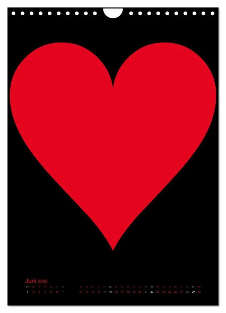 Bild: 9783457077818 | Foto- und Bastelkalender "LIEBE" in der Farbe Schwarz (Wandkalender...