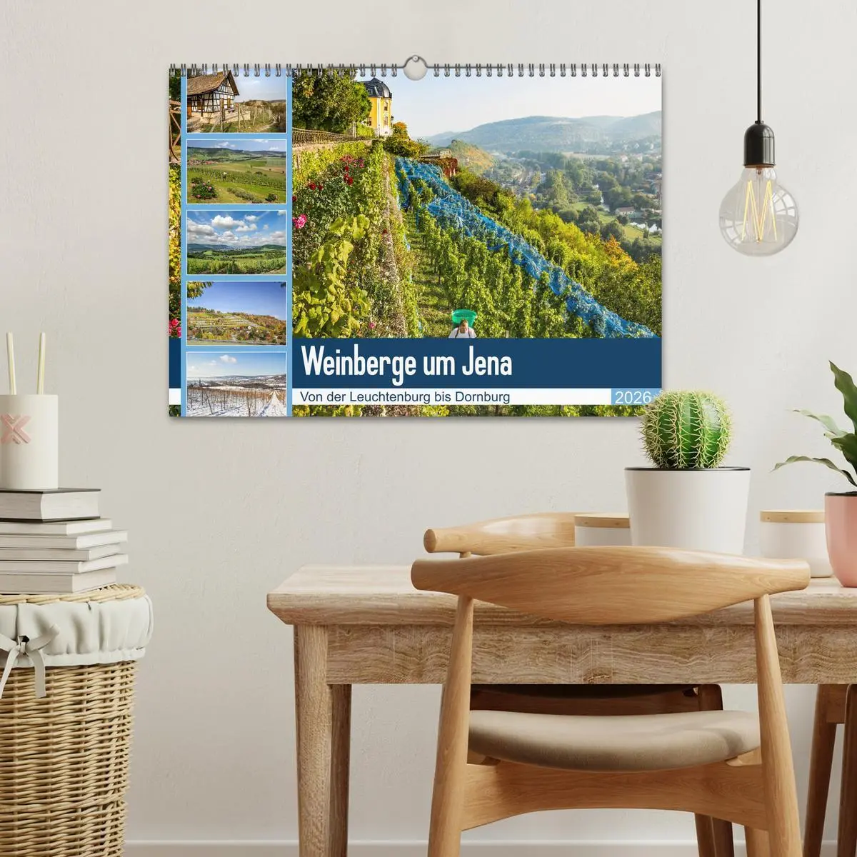 Bild: 9783457907818 | Weinberge um Jena (Wandkalender 2026 DIN A3 quer), CALVENDO...