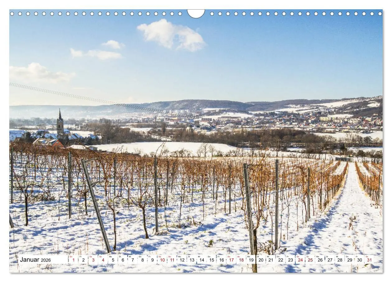 Bild: 9783457907818 | Weinberge um Jena (Wandkalender 2026 DIN A3 quer), CALVENDO...