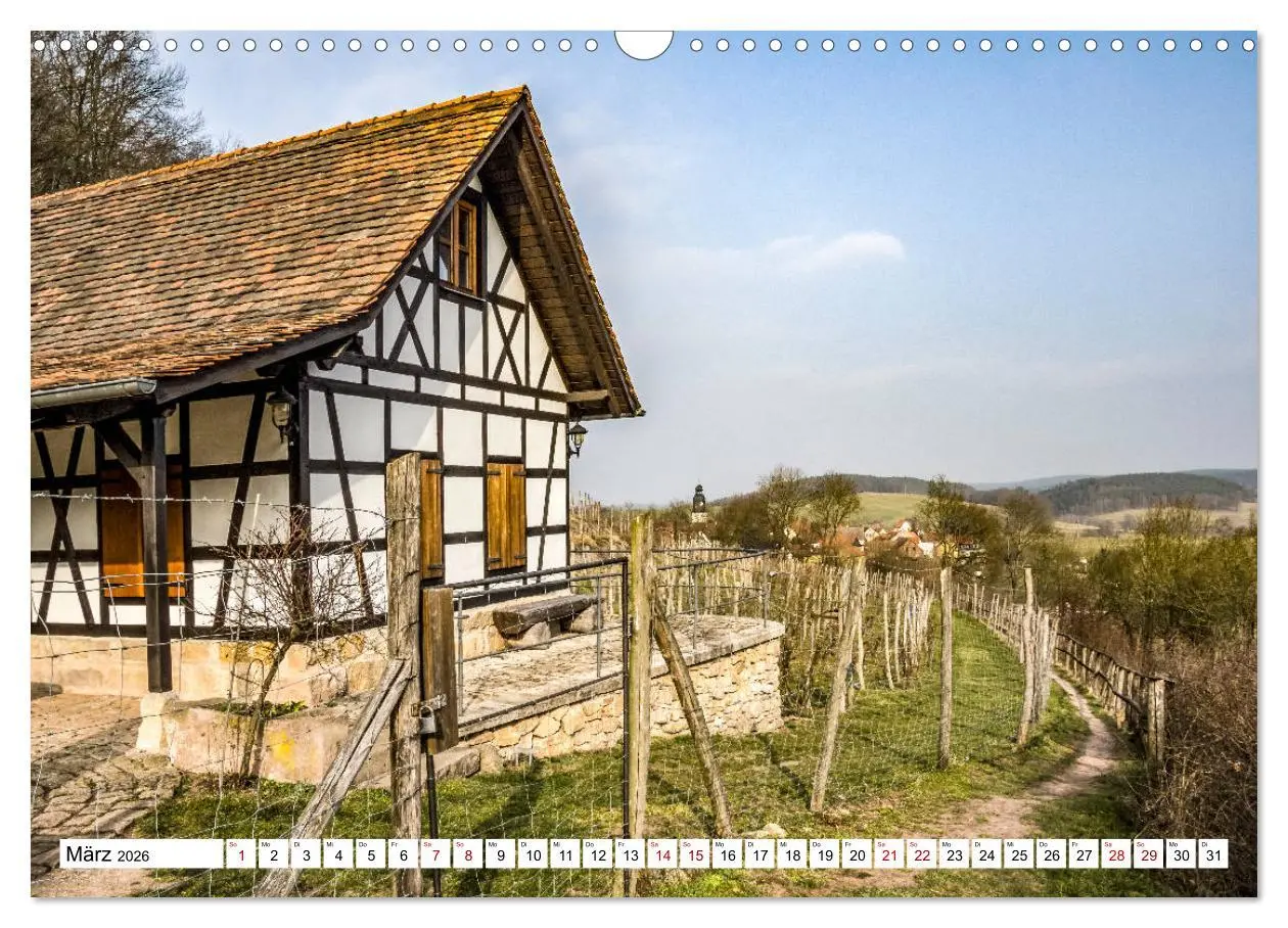 Bild: 9783457907818 | Weinberge um Jena (Wandkalender 2026 DIN A3 quer), CALVENDO...