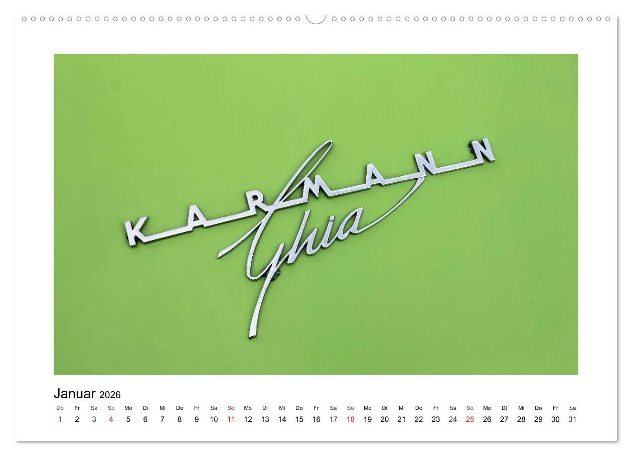Bild: 9783516167818 | Eine Legende lebt, der Karmann-Ghia (Wandkalender 2026 DIN A2...