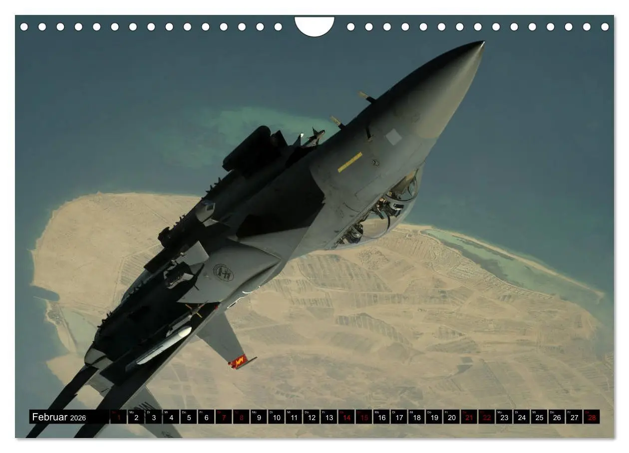 Bild: 9783516237818 | U.S. Kampfflugzeuge. Impressionen (Wandkalender 2026 DIN A4 quer),...