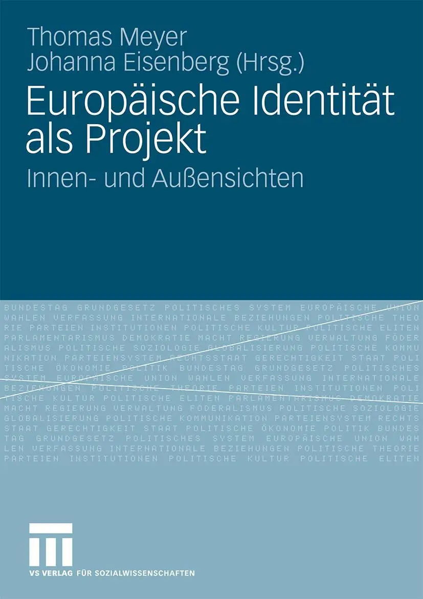 Cover: 9783531157818 | Europäische Identität als Projekt | Innen- und Außensichten | Buch