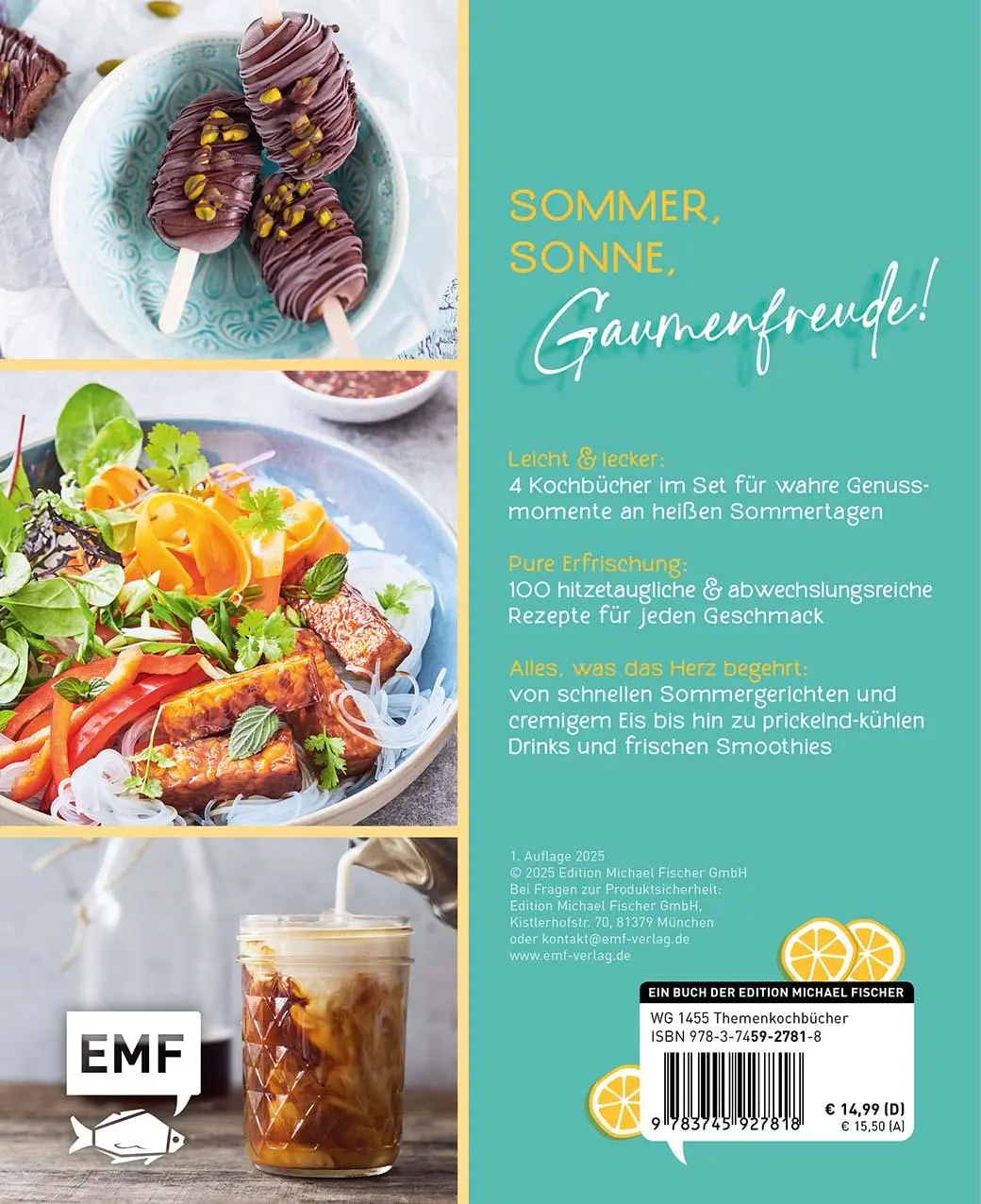 Rückseite: 9783745927818 | Die große Sommerküche - 100 Rezepte für heiße Tage | Fischer | Buch