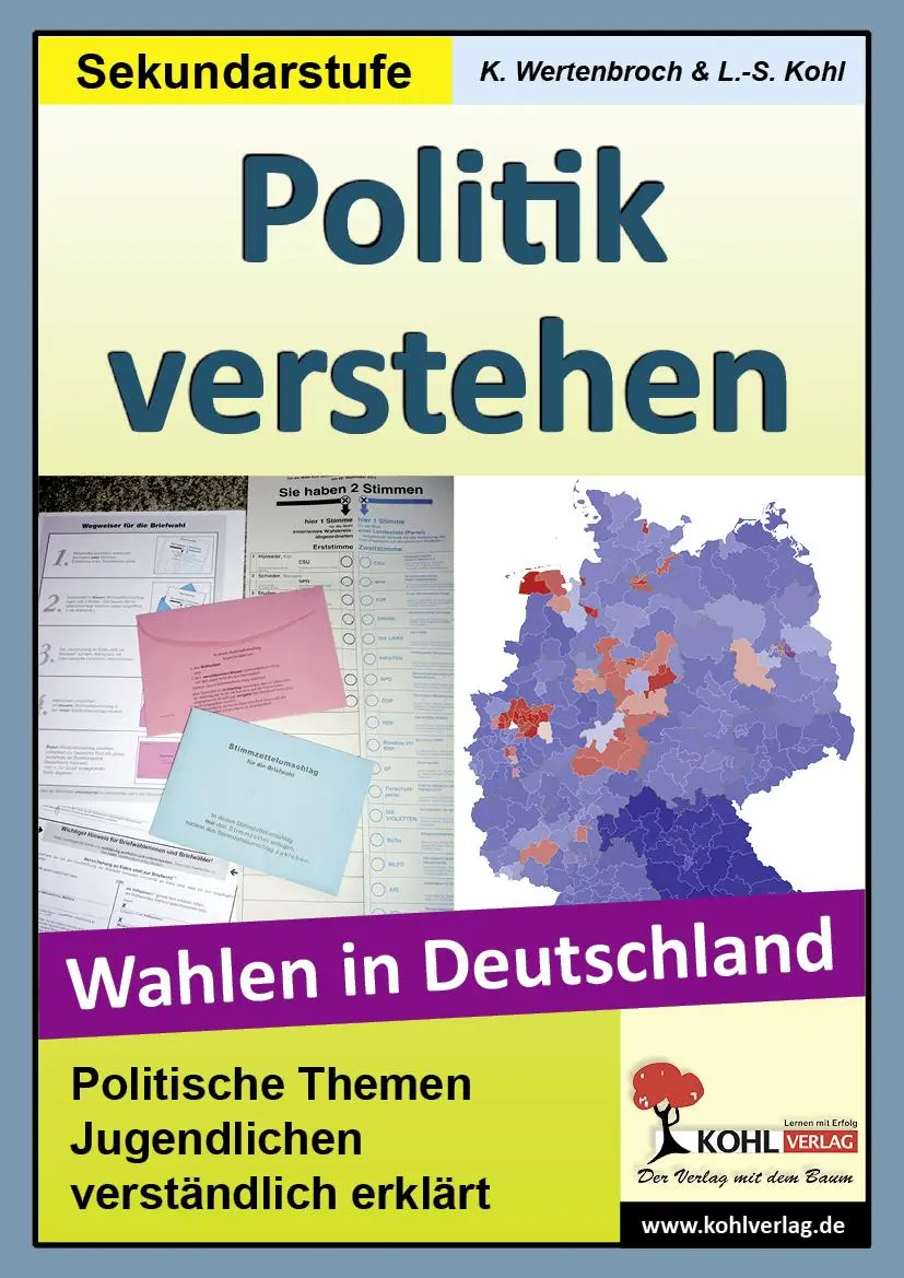Cover: 9783866327818 | Politik verstehen / Wahlen in Deutschland | Kohl | Taschenbuch | 64 S.