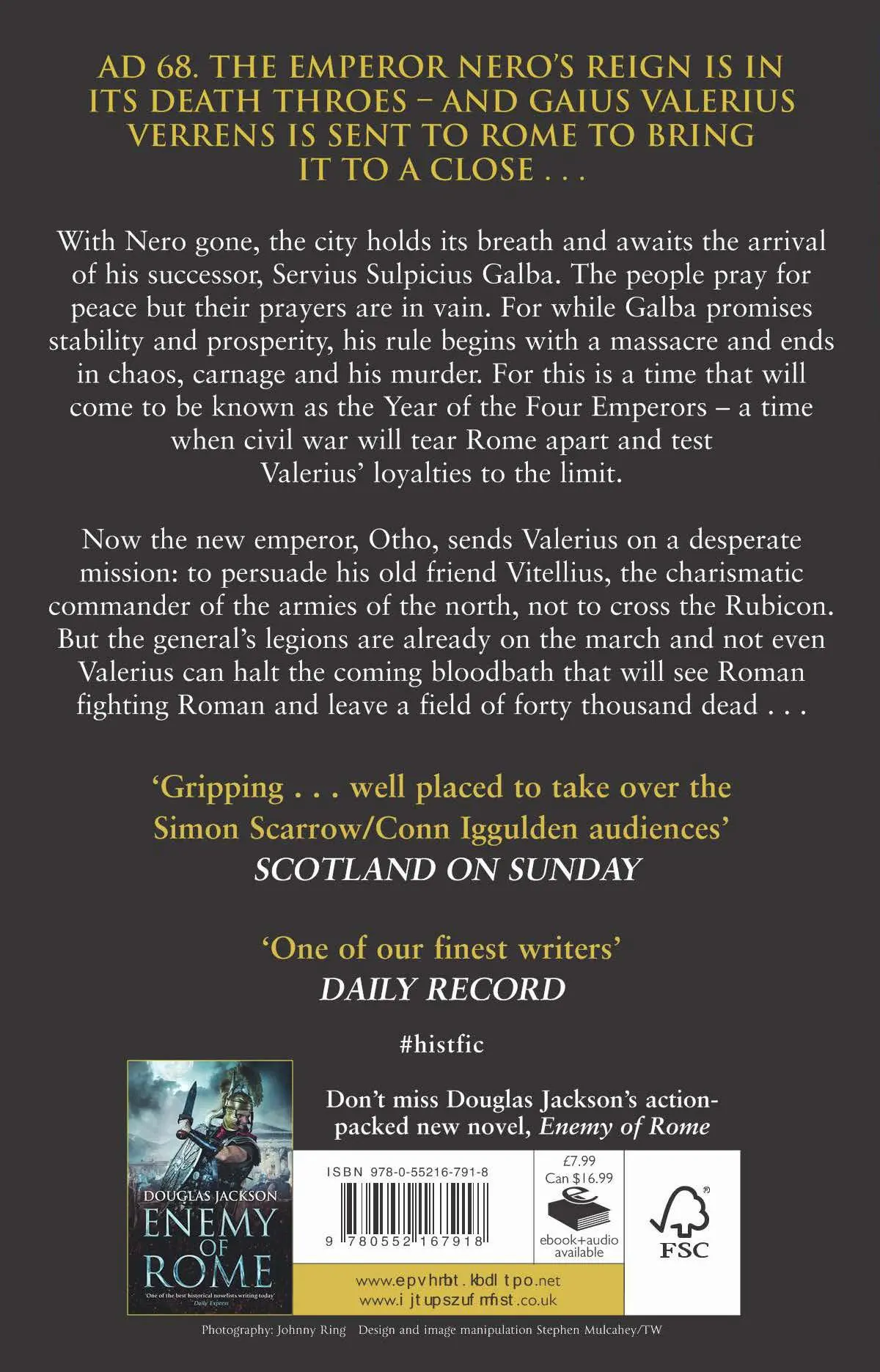 Rückseite: 9780552167918 | Sword of Rome | Douglas Jackson | Taschenbuch | Englisch | 2014