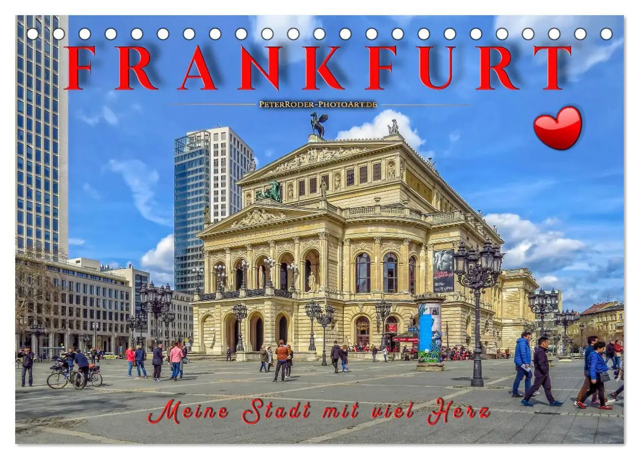 Cover: 9783457827918 | Frankfurt - meine Stadt mit viel Herz (Tischkalender 2026 DIN A5...