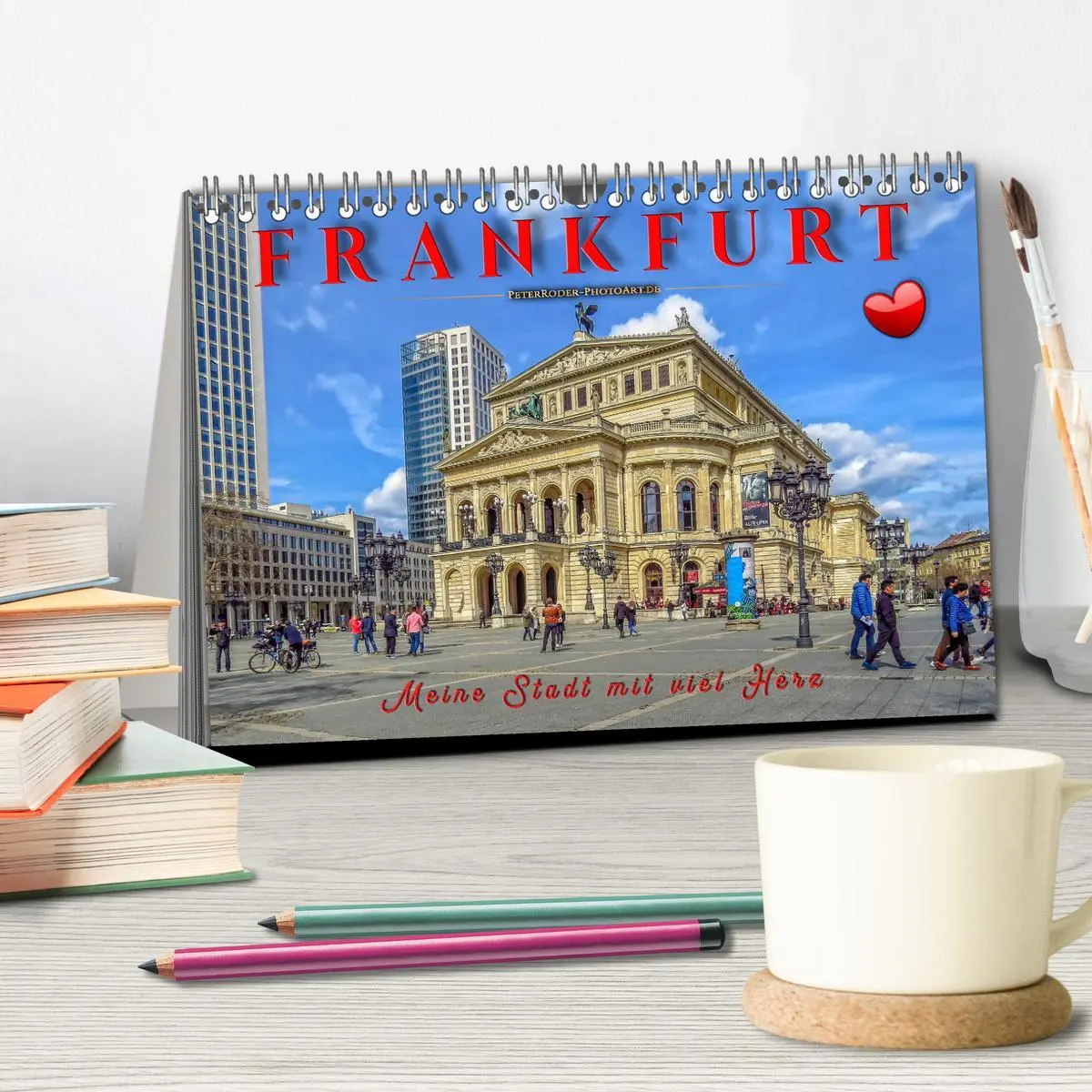 Bild: 9783457827918 | Frankfurt - meine Stadt mit viel Herz (Tischkalender 2026 DIN A5...