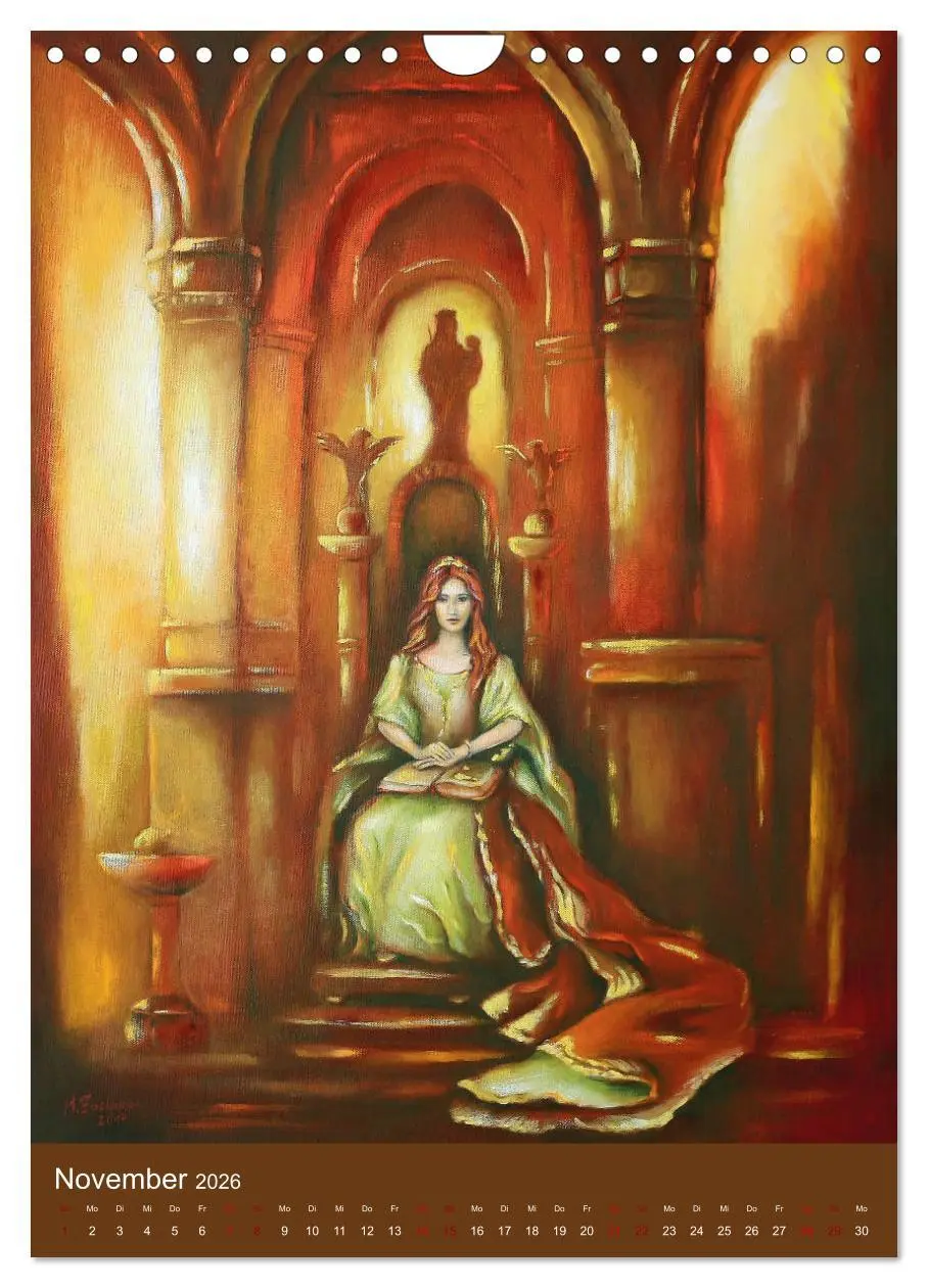 Bild: 9783516397918 | Spirituelle Kunst 2026 (Wandkalender 2026 DIN A4 hoch), CALVENDO...