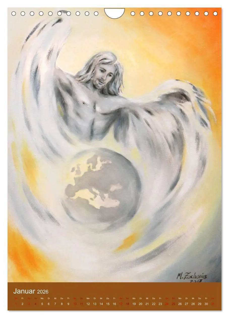Bild: 9783516397918 | Spirituelle Kunst 2026 (Wandkalender 2026 DIN A4 hoch), CALVENDO...