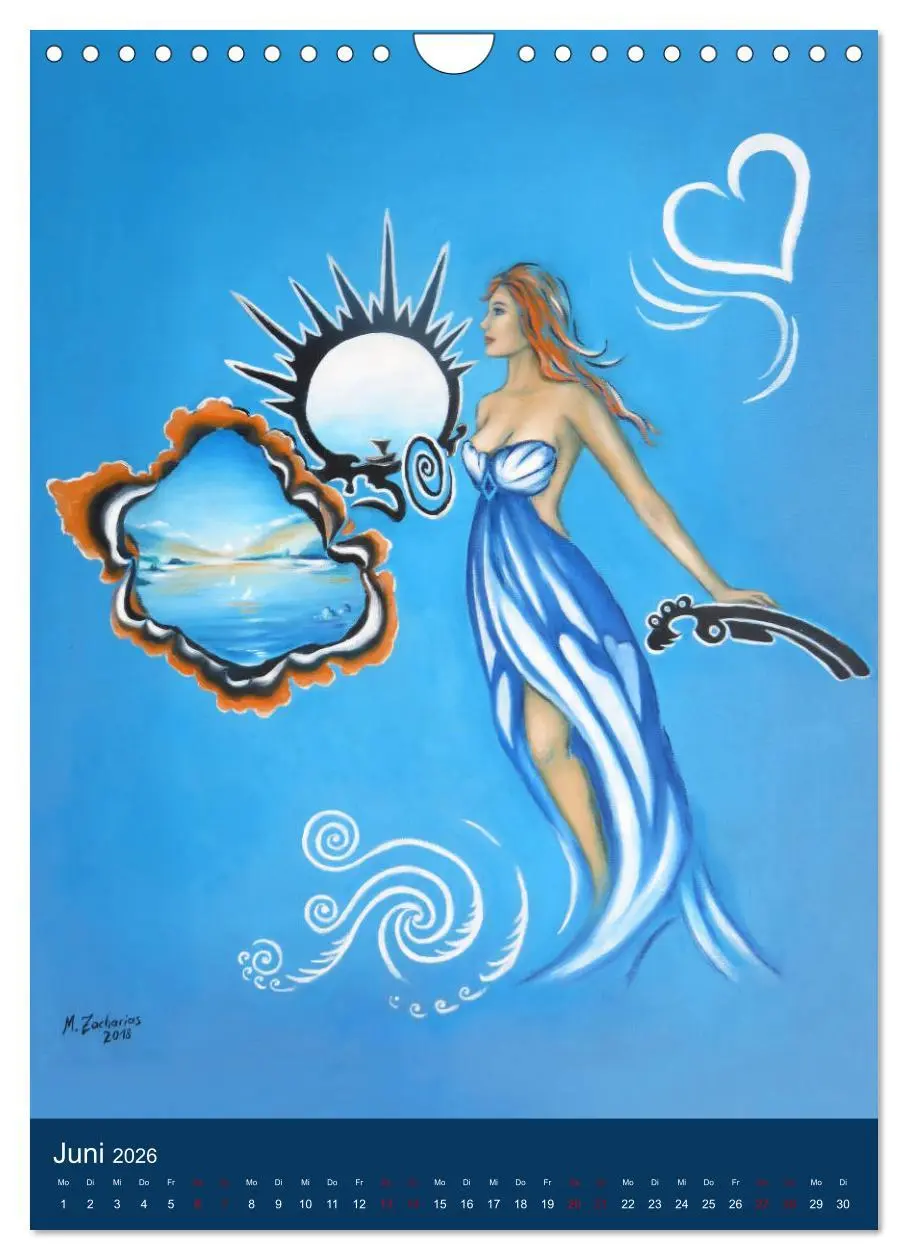 Bild: 9783516397918 | Spirituelle Kunst 2026 (Wandkalender 2026 DIN A4 hoch), CALVENDO...