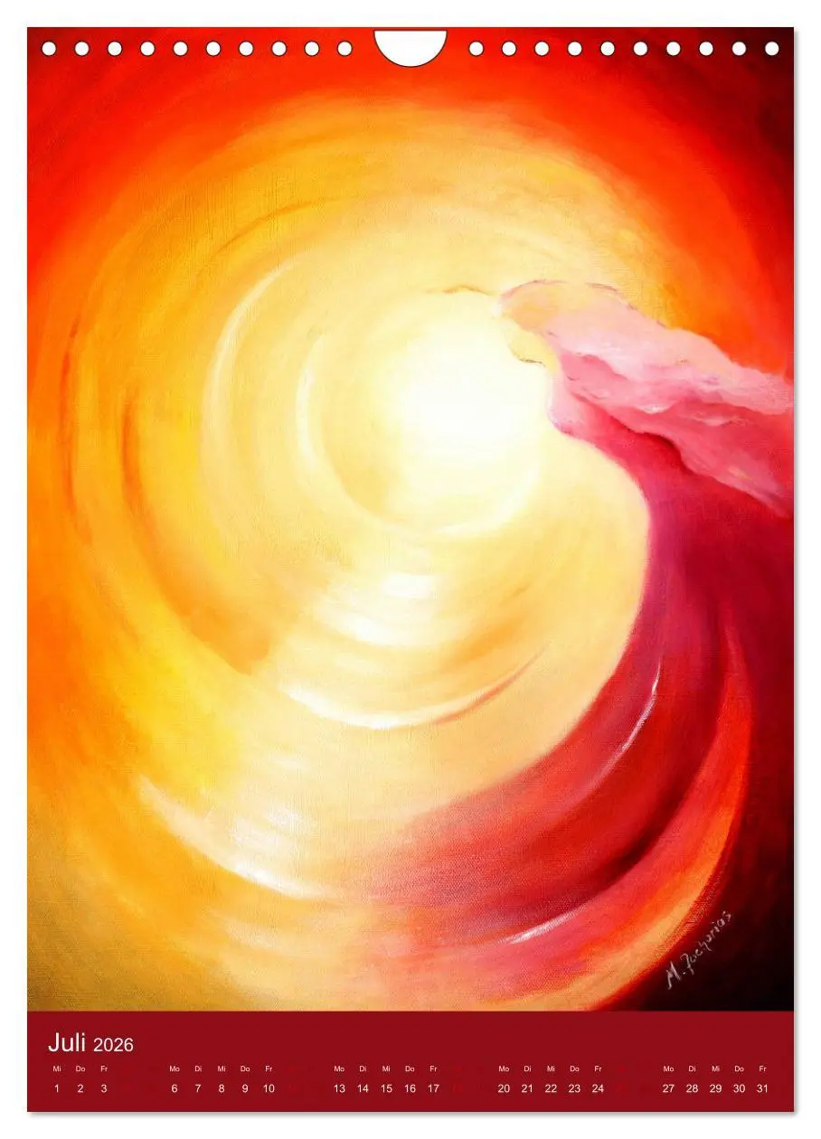 Bild: 9783516397918 | Spirituelle Kunst 2026 (Wandkalender 2026 DIN A4 hoch), CALVENDO...