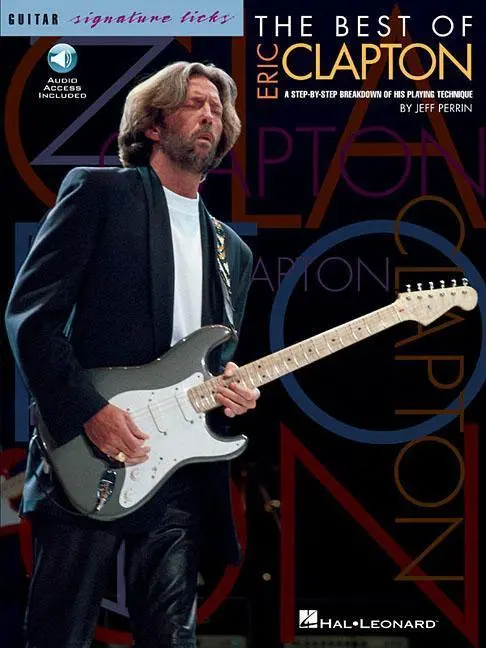 Cover: 9780793558018 | The Best of Eric Clapton Signature Licks Book/Online Audio | Perrin