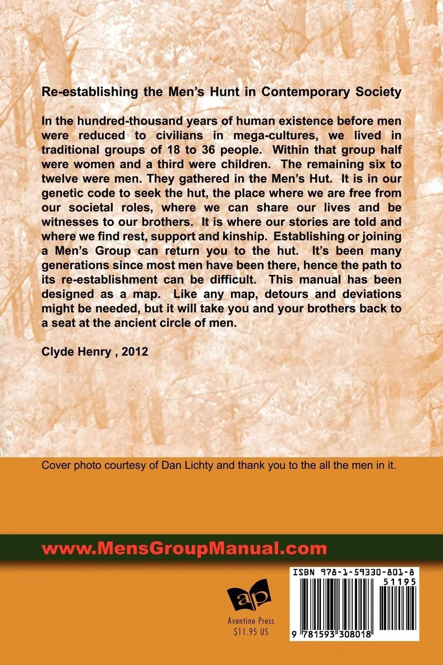 Rückseite: 9781593308018 | The Men's Group Manual | Clyde Henry | Taschenbuch | Englisch | 2013