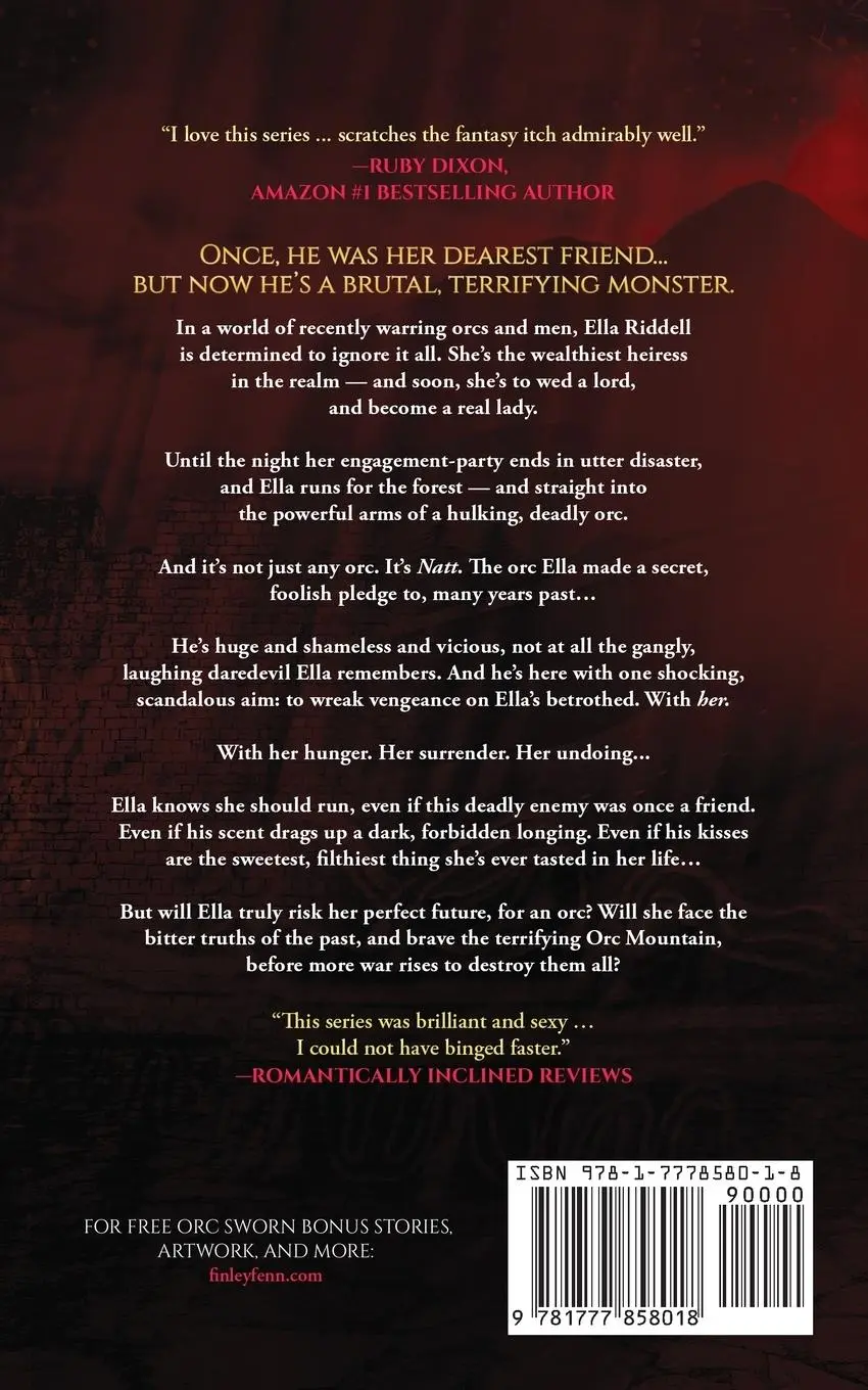 Rückseite: 9781777858018 | The Heiress and the Orc | A Monster Fantasy Romance | Finley Fenn