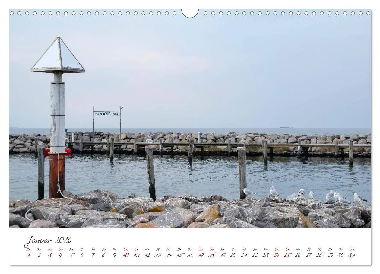 Bild: 9783457888018 | Osteeinsel Poel (Wandkalender 2026 DIN A3 quer), CALVENDO...