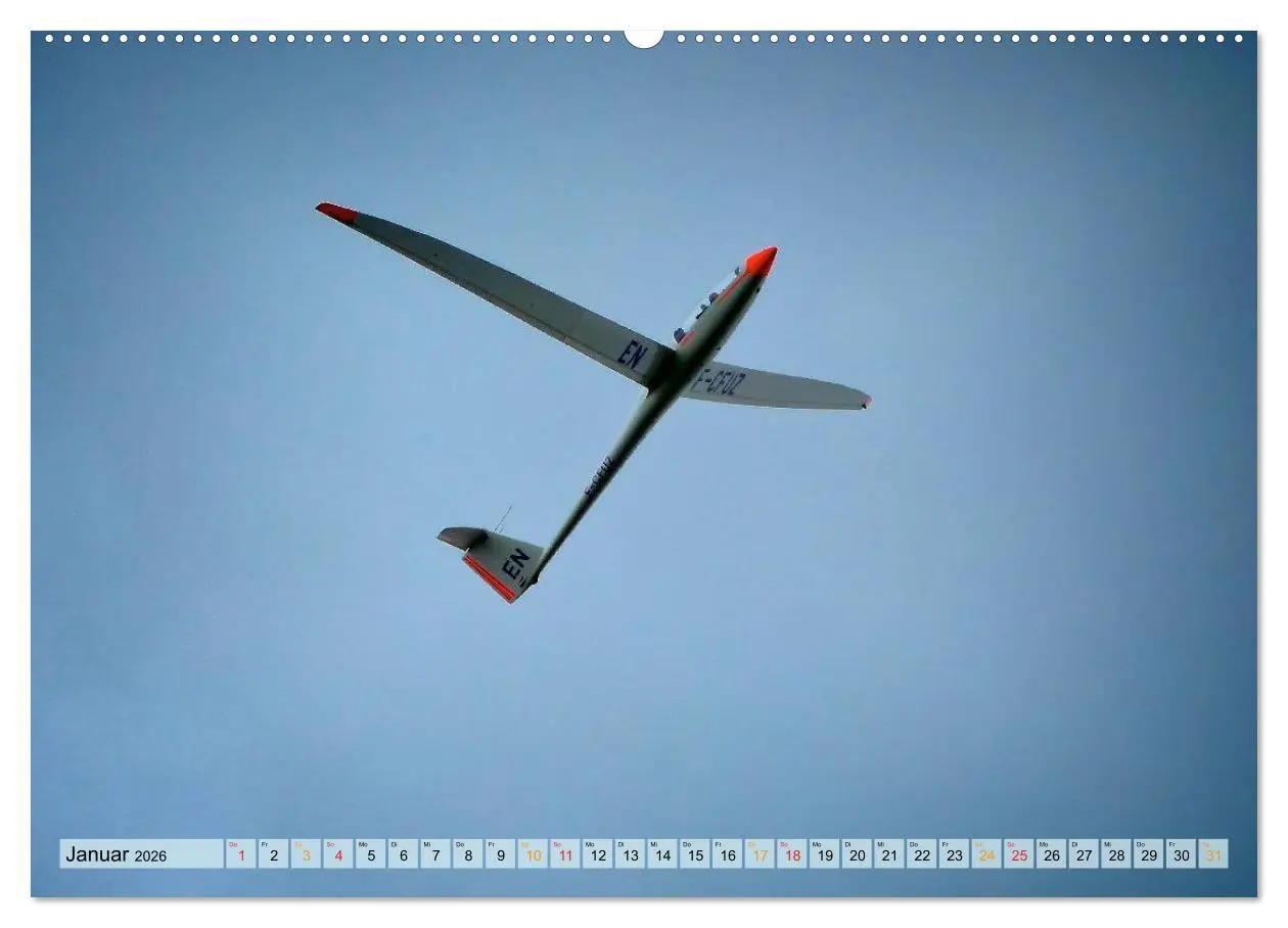Bild: 9783516048018 | Segelfliegen - wie ein Vogel (Wandkalender 2026 DIN A2 quer),...