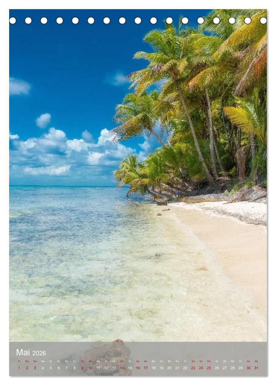 Bild: 9783516358018 | Karibischer Traum Isla Saona (Tischkalender 2026 DIN A5 hoch),...
