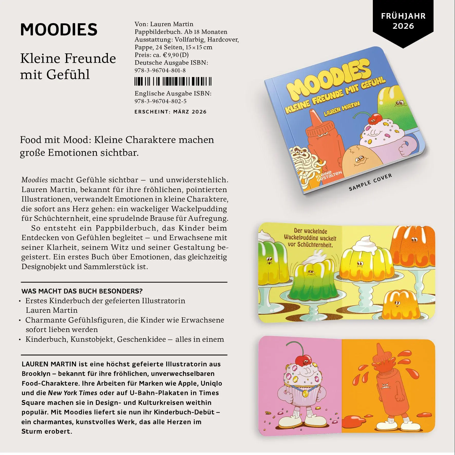 Bild: 9783967048018 | Moodies | Kleine Freunde mit Gefühl | Lauren Martin | Buch | 24 S.
