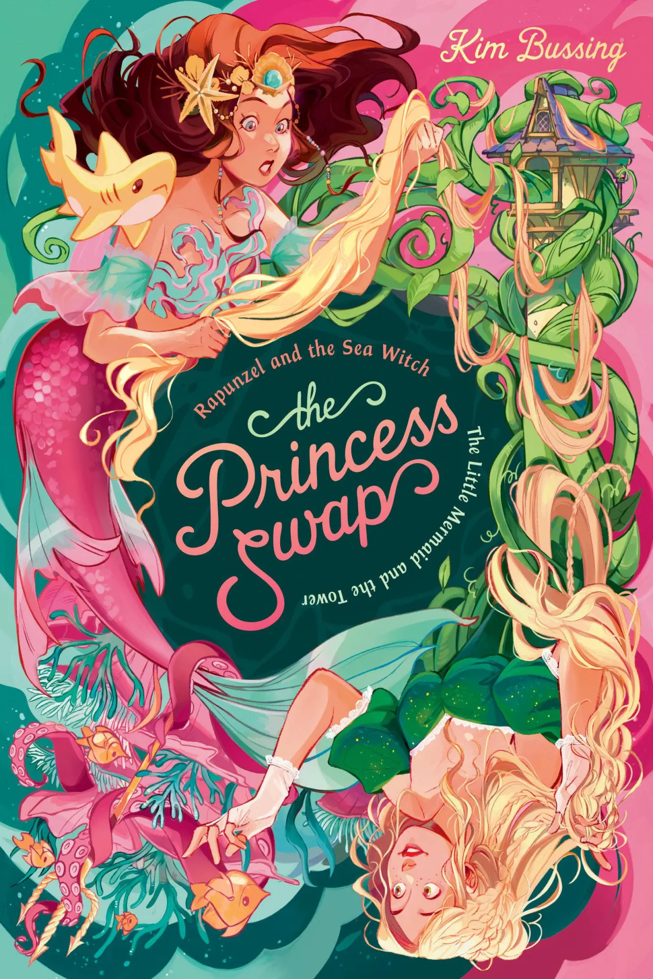 Cover: 9780593708118 | Rapunzel and the Sea Witch (Or, the Little Mermaid and the Tower)
