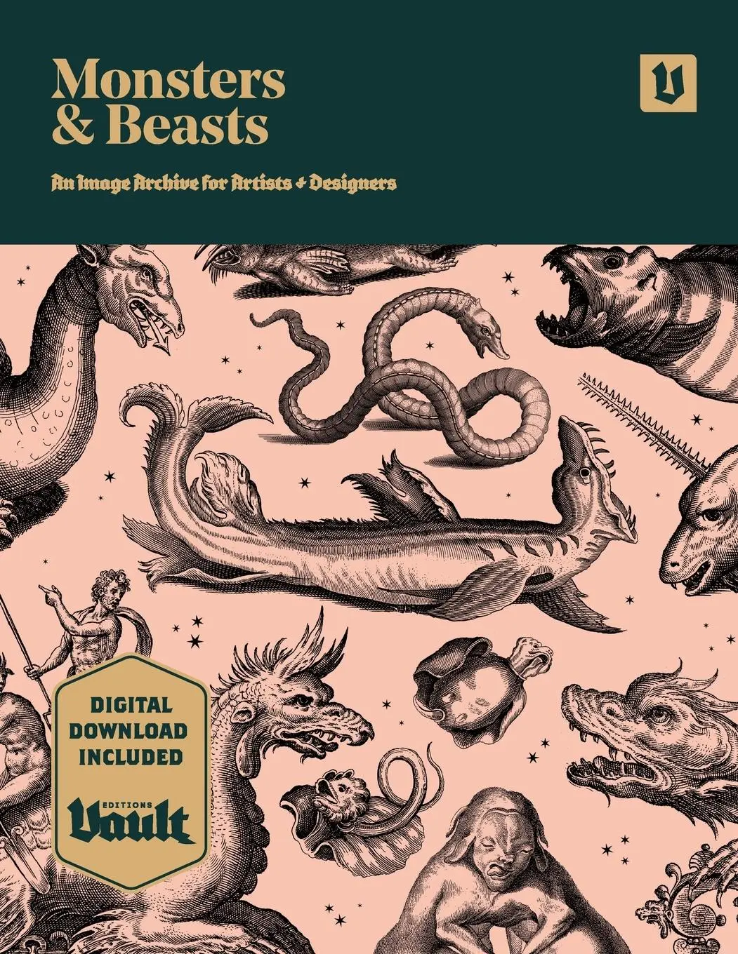 Cover: 9781925968118 | Monsters and Beasts | An Image Archive for Artists and Designers