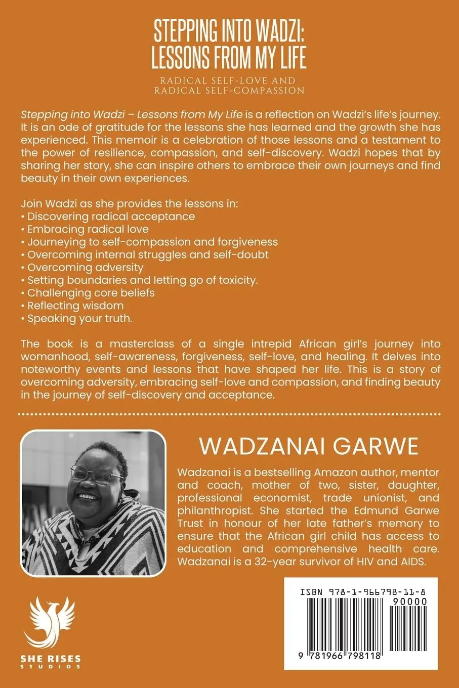 Rückseite: 9781966798118 | Stepping Into Wadzi - Lessons From My Life | Wadzanai Garwe | Buch