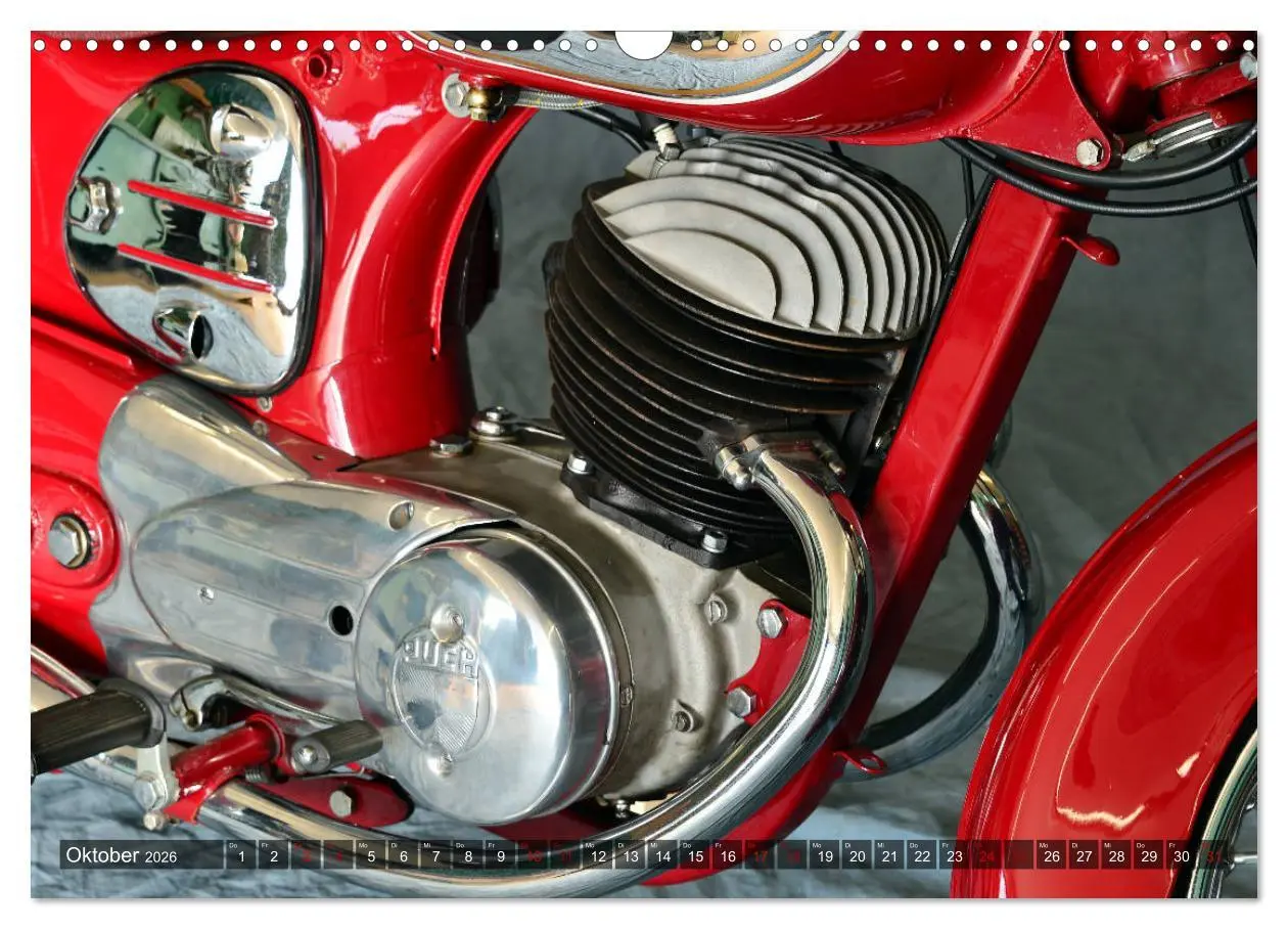 Bild: 9783457878118 | Puch 250 SGS Motorrad - Oldie aus Österreich (Wandkalender 2026 DIN...