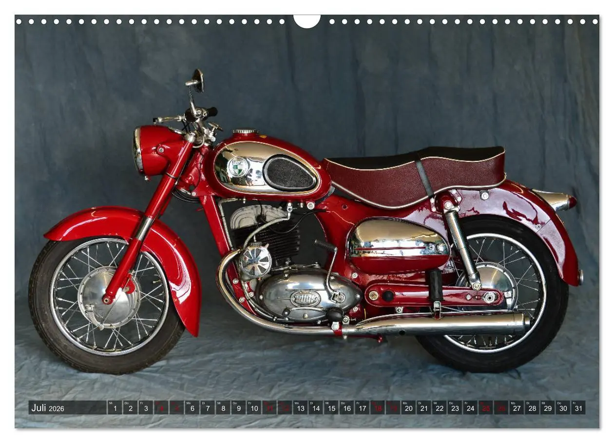 Bild: 9783457878118 | Puch 250 SGS Motorrad - Oldie aus Österreich (Wandkalender 2026 DIN...