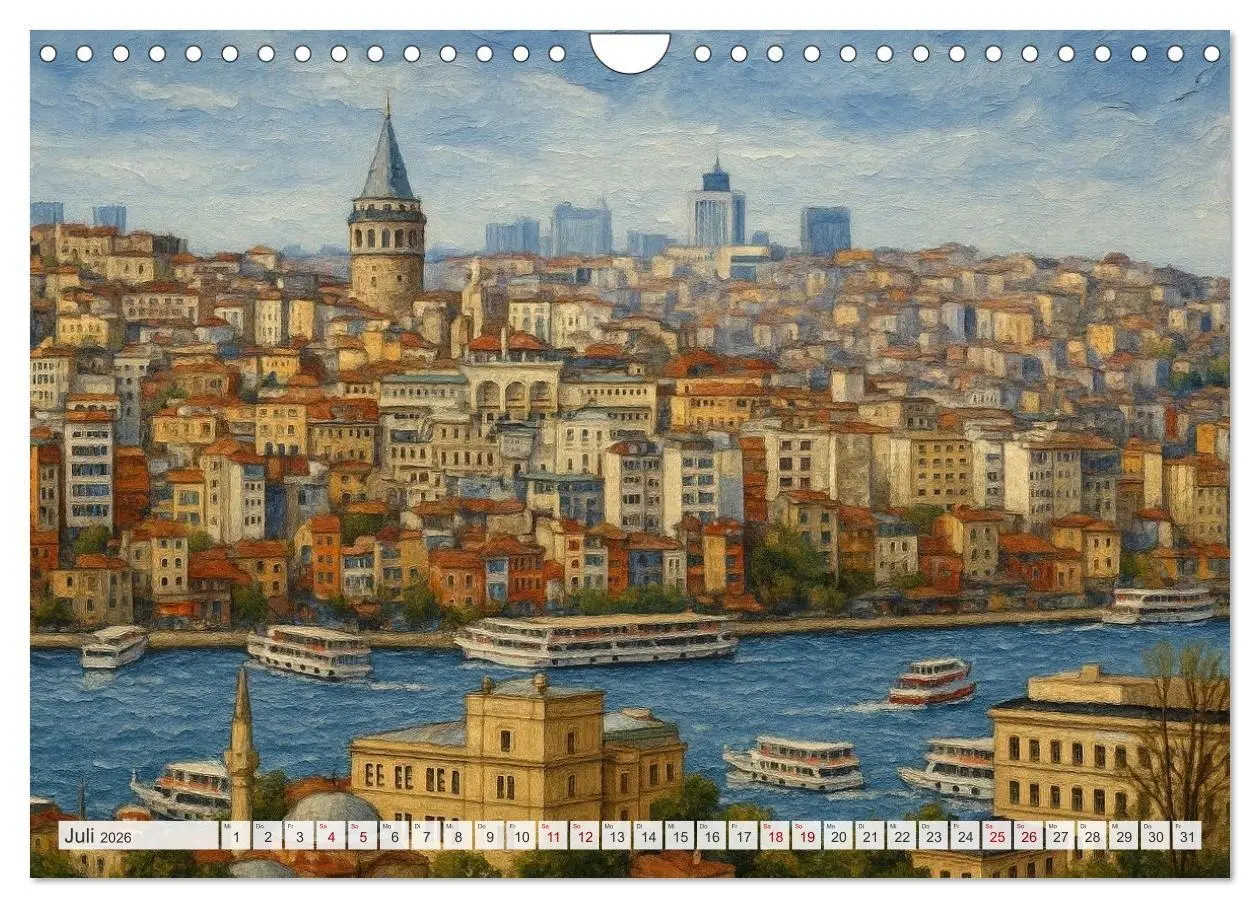 Bild: 9783516728118 | Sehenswertes in Istanbul - Die Sprache der Farben (Wandkalender...