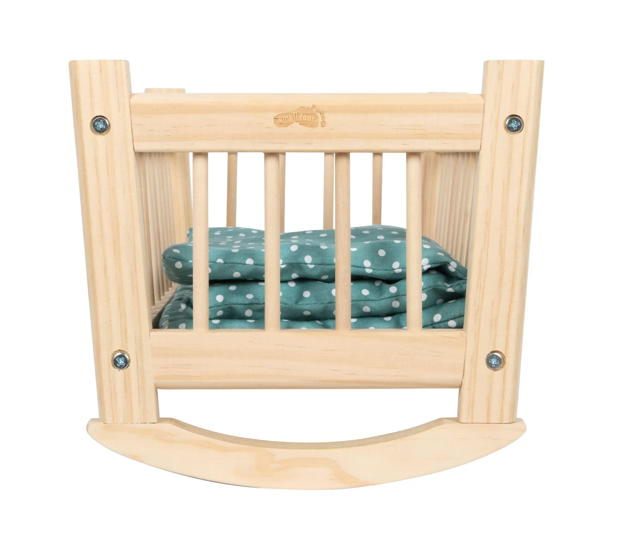 Bild: 4020972128218 | Puppenwiege natur | 12821 | Deutsch | 2026 | small foot GmbH &amp; Co. KG