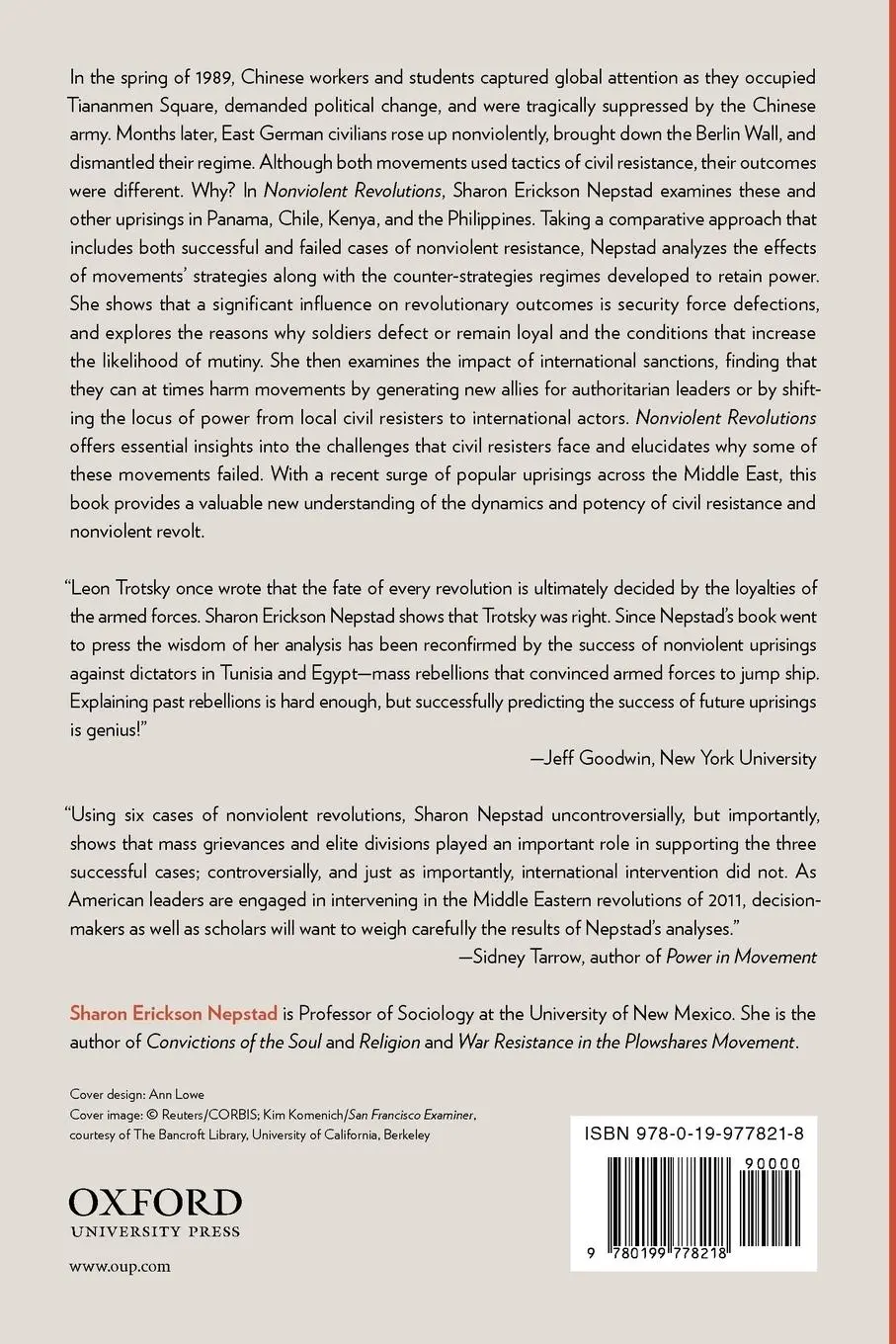 Rückseite: 9780199778218 | Nonviolent Revolutions | Civil Resistance in the Late 20th Century