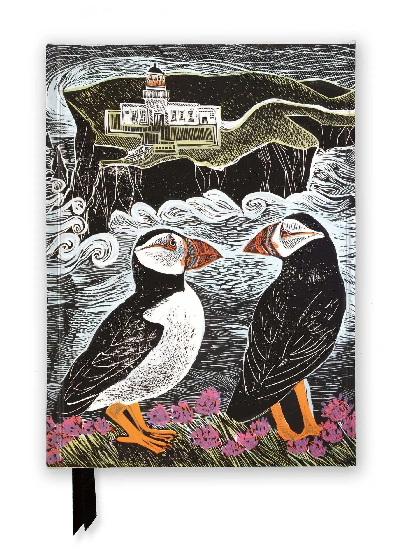 Cover: 9781835628218 | Angela Harding: Fair Isle Puffins (Foiled Journal) | Publishing | Buch