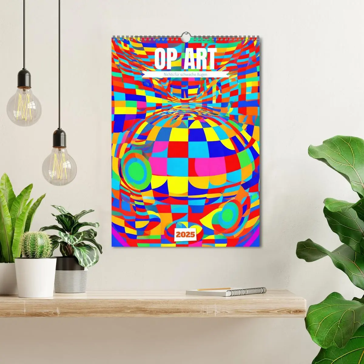 Bild: 9783383828218 | OP Art Nichts für schwache Augen (Wandkalender 2025 DIN A3 hoch),...