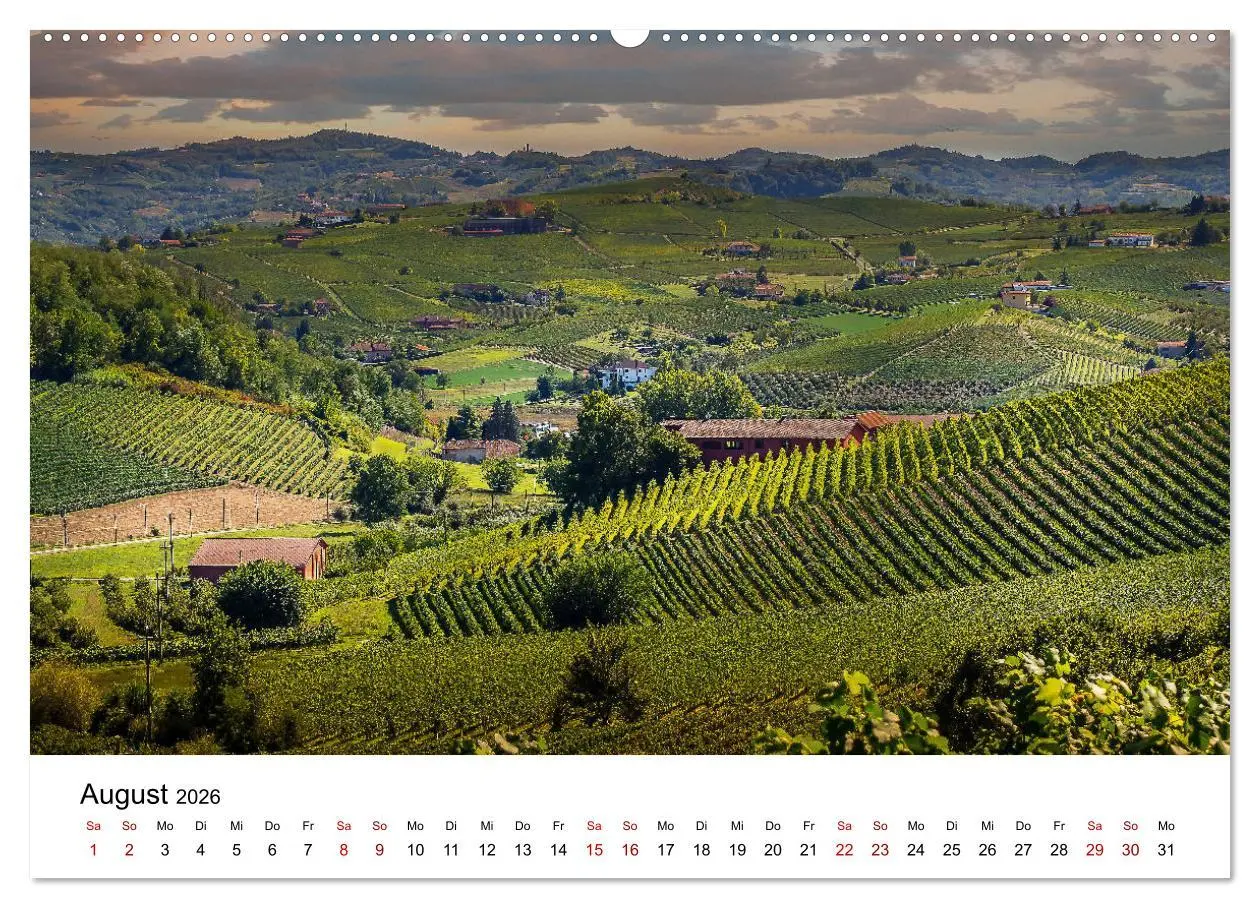 Bild: 9783457938218 | Piemont und Turin (Wandkalender 2026 DIN A2 quer), CALVENDO...