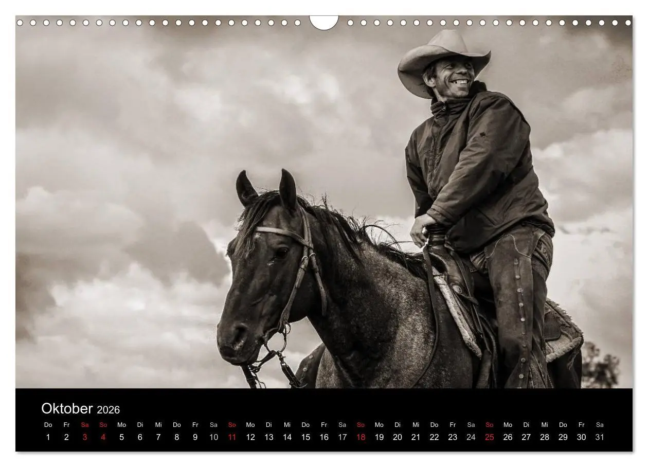Bild: 9783516028218 | Westernreiten (Wandkalender 2026 DIN A3 quer), CALVENDO Monatskalender