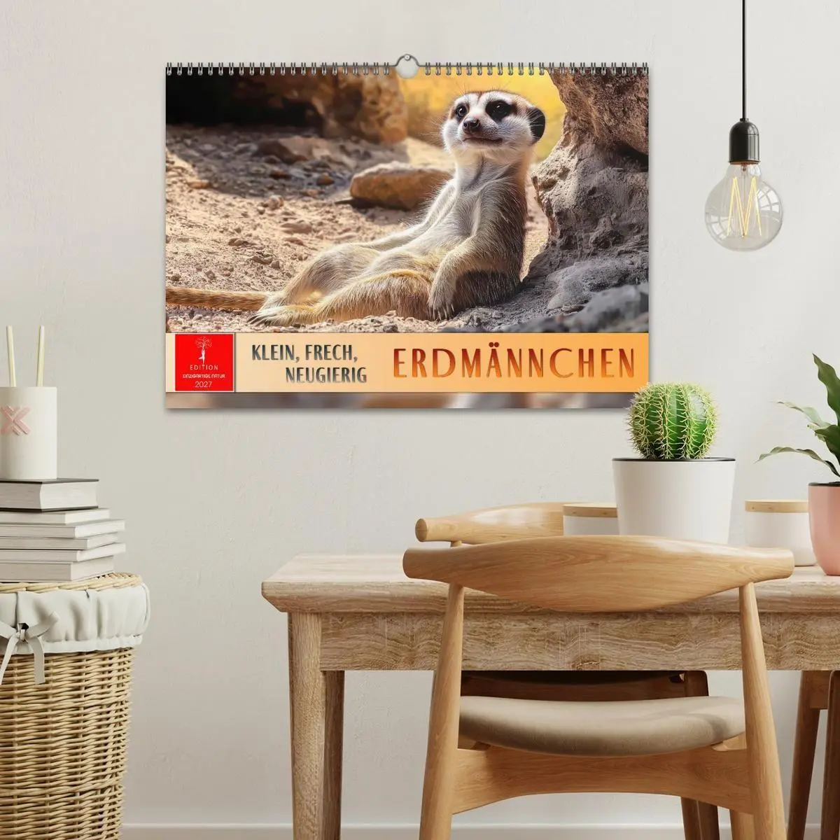 Bild: 9783516958218 | Erdmännchen - klein, frech, neugierig (Wandkalender 2027 DIN A3...