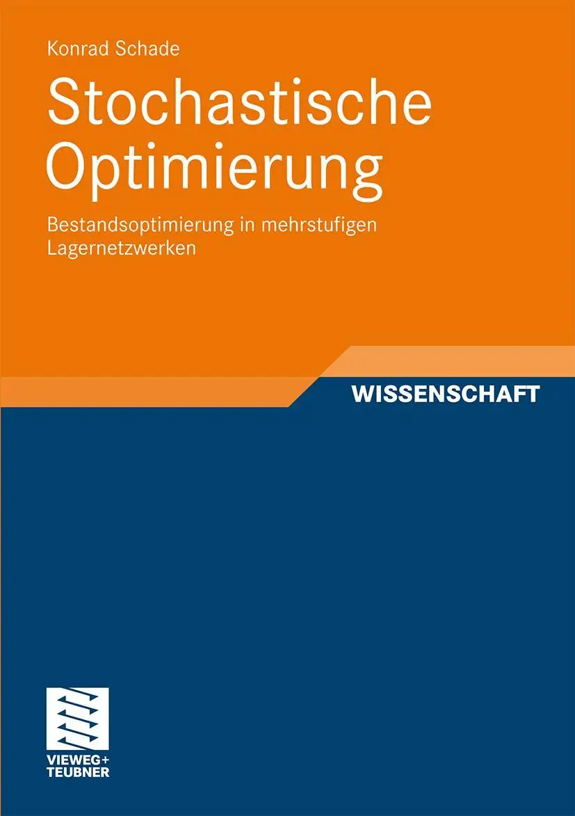 Cover: 9783834818218 | Stochastische Optimierung | Konrad Schade | Taschenbuch | xxiii | 2011