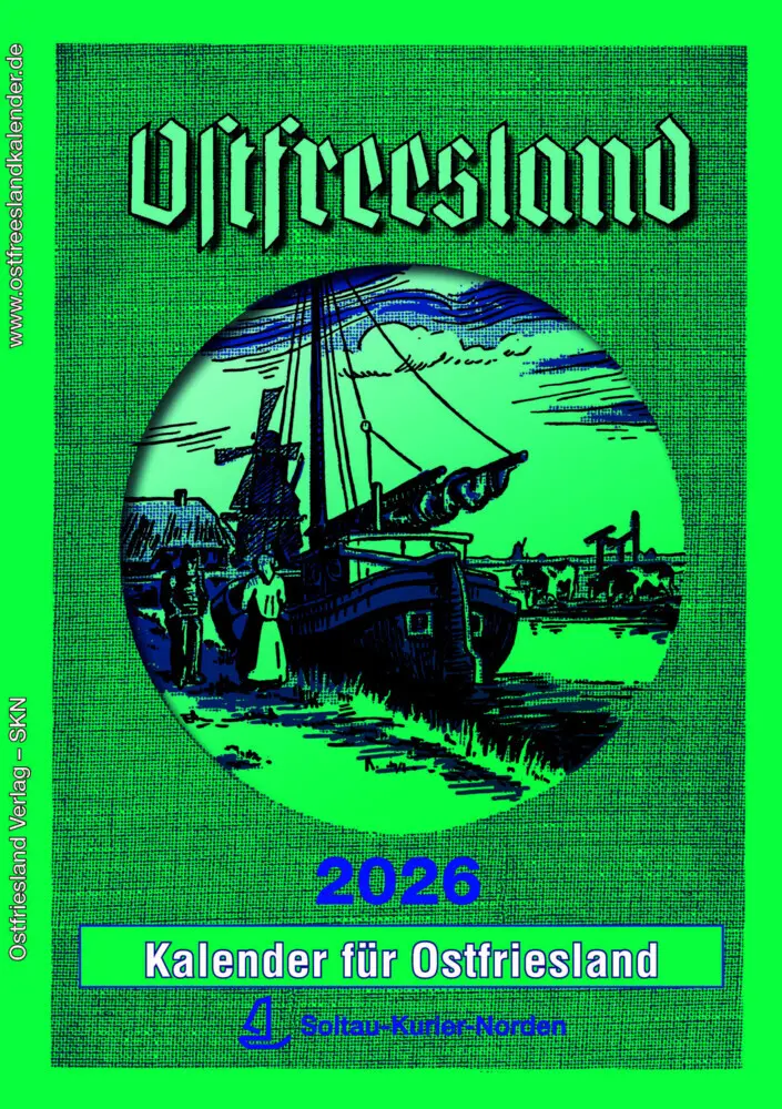 Cover: 9783910358218 | Ostfreesland Kalender 2026 | Kalender für Ostfriesland | Taschenbuch