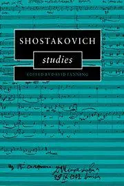 Cover: 9780521028318 | Shostakovich Studies | David Fanning (u. a.) | Taschenbuch | Englisch