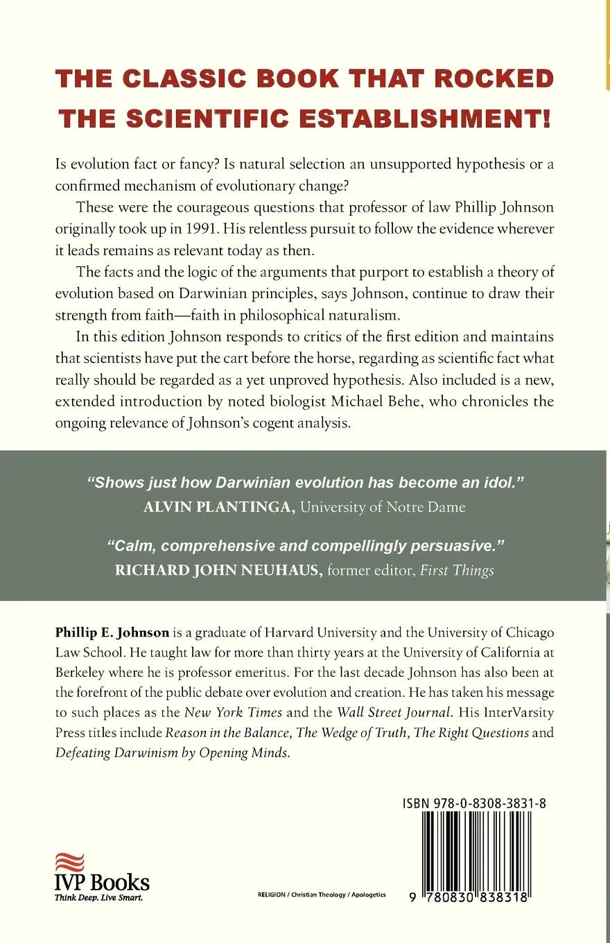 Rückseite: 9780830838318 | Darwin on Trial | Phillip E. Johnson | Taschenbuch | Englisch | 2010