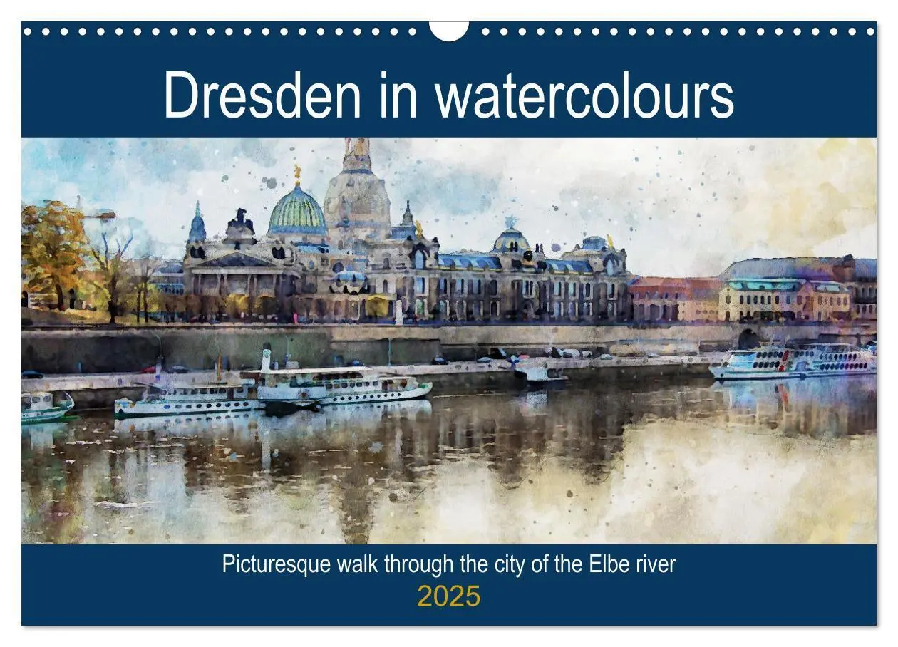 Cover: 9781325838318 | Dresden in watercolours - Tour through the historic old town (Wall...