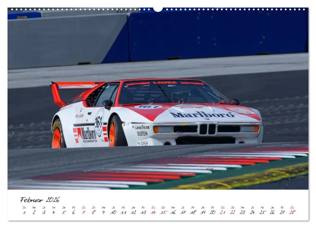 Bild: 9783457618318 | BMW M1 Procar (Wandkalender 2026 DIN A2 quer), CALVENDO Monatskalender