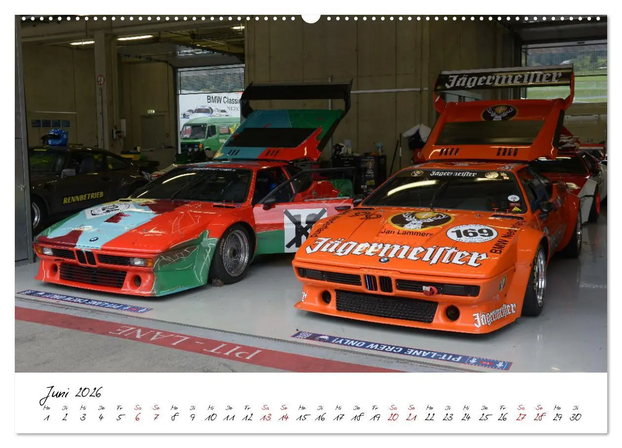 Bild: 9783457618318 | BMW M1 Procar (Wandkalender 2026 DIN A2 quer), CALVENDO Monatskalender